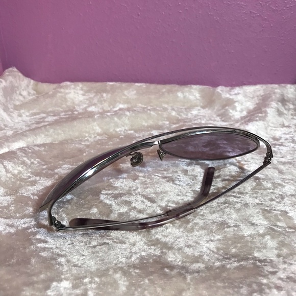 NEW * Tom Ford Stevie 59mm Polarized Aviator Sunglasses Shiny Palladium Burgundy - Picture 8 of 12